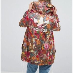 Adidas X Farm Rio Fugiprabali Women's Hooded Track Jacket Size Small